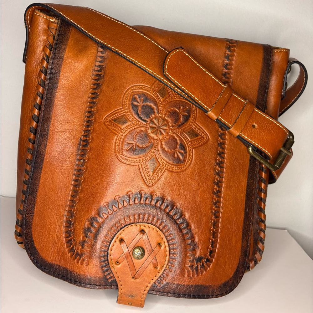 Patricia Nash Leather Crossbody Bag